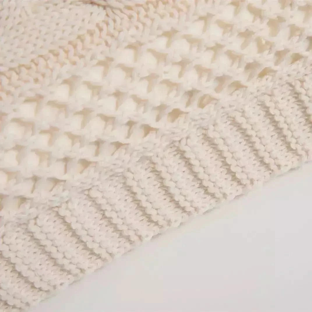 Housse de Coussin 45x45 Tricot | Modernité Chic - Designix Coussin Rose 45x45cm