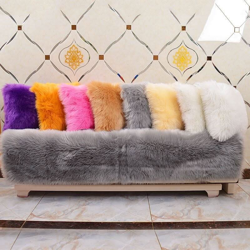 Housse de Coussin Laine Douce | Nuit Sereine - Designix Coussin Beige 40x40cm