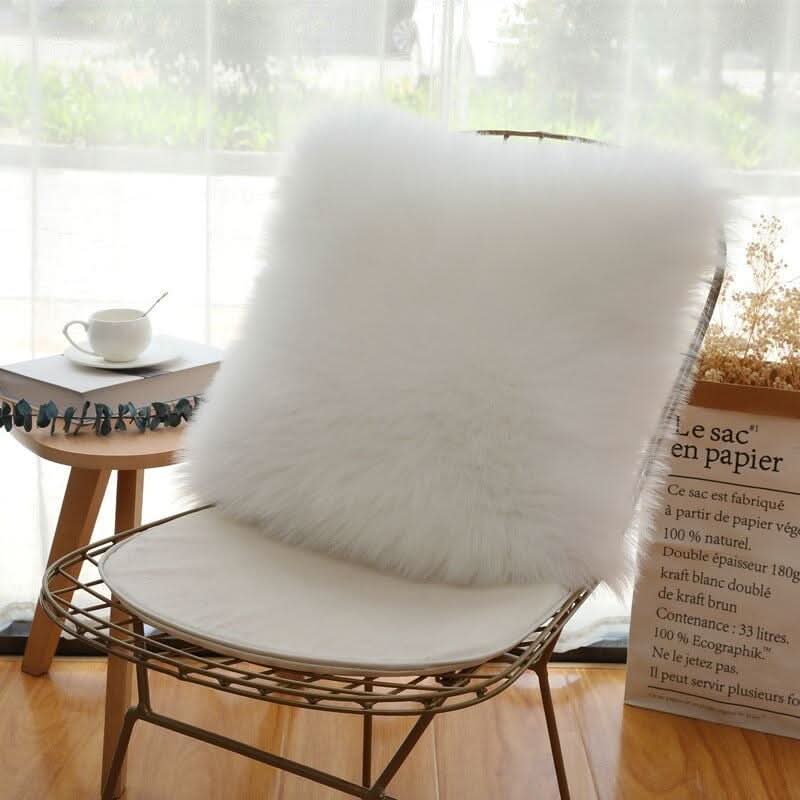 Housse de Coussin Laine Douce | Nuit Sereine - Designix Coussin Blanc 40x40cm