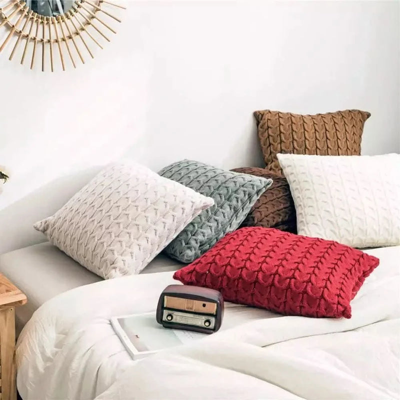 Strickkissenbezug | Zen-Stil