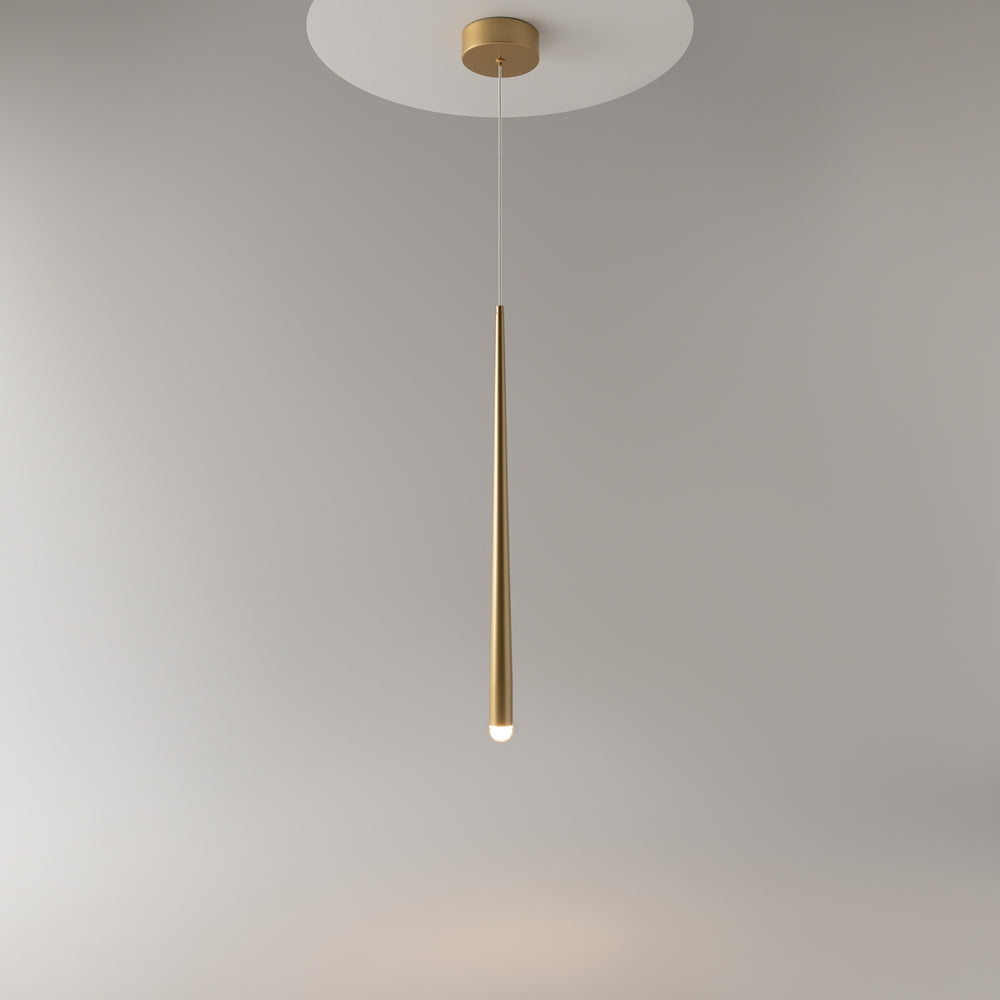 Kaskaden-Pendelleuchte goldfarben