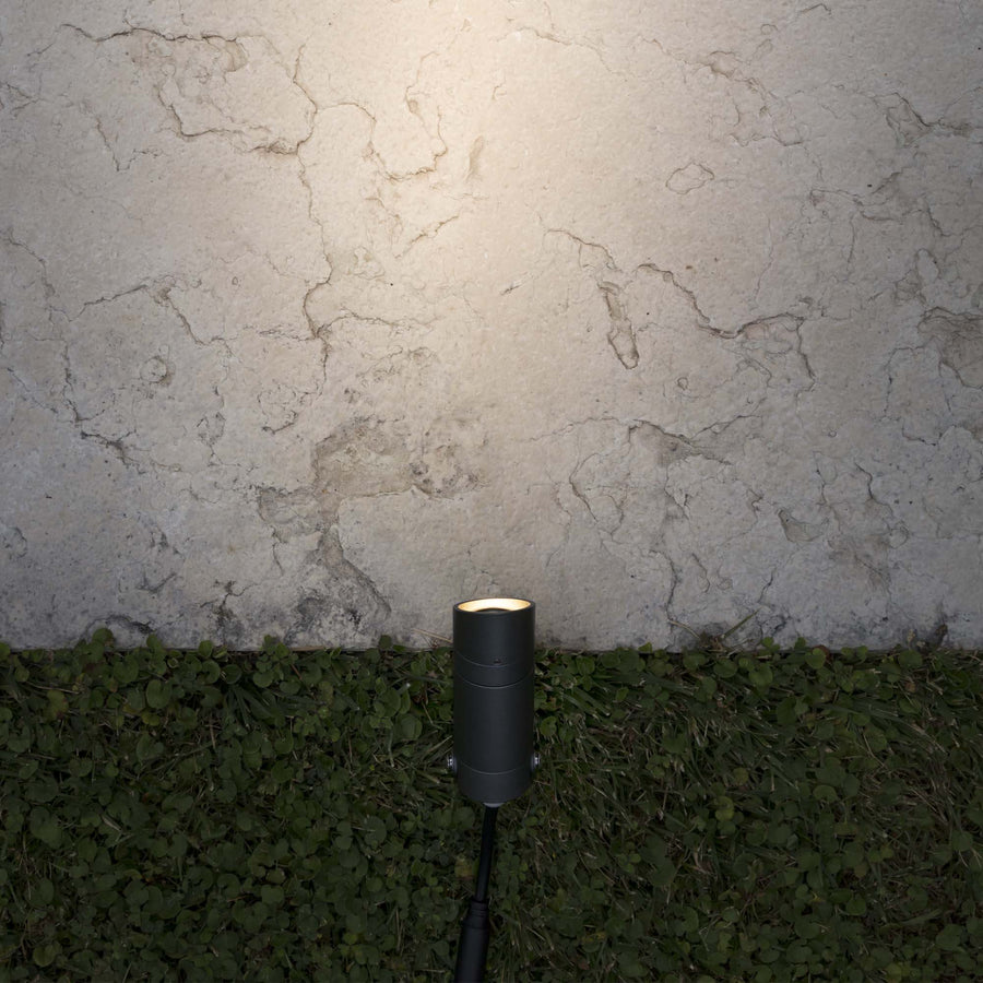 Luminaire extérieur Starlight gris, L 9,5 cm
