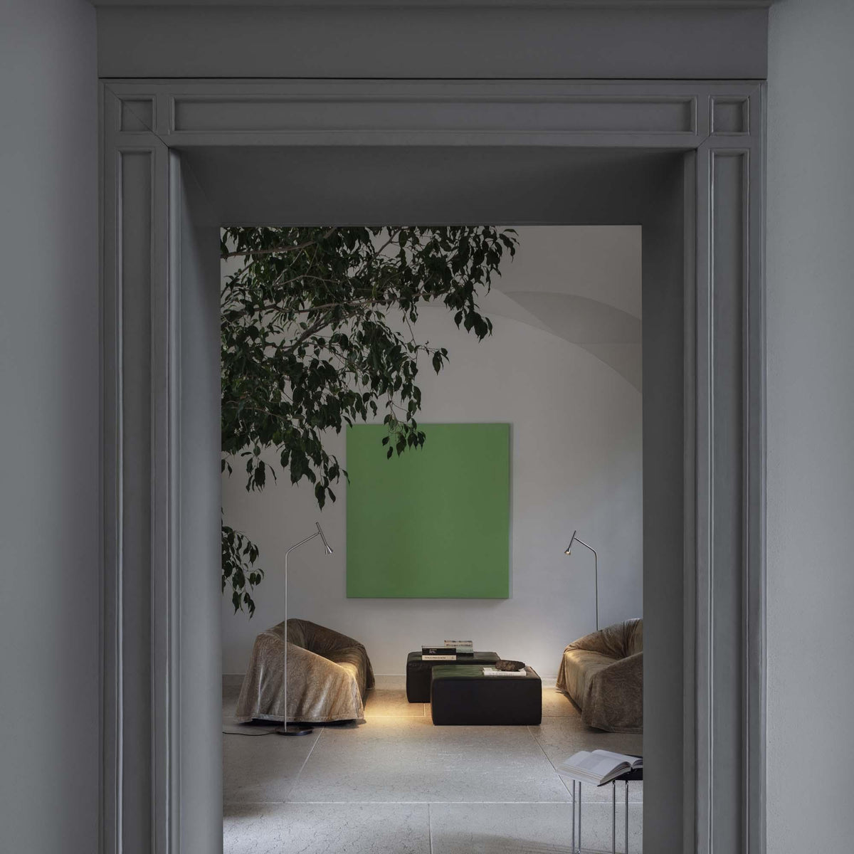 Lampadaire Diesis nickel