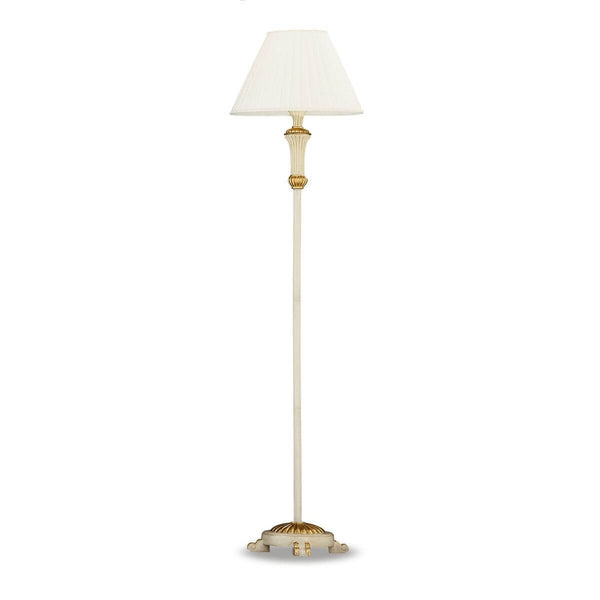 Lampadaire Firenze blanc, tissu