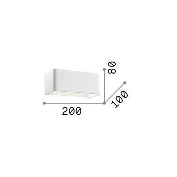 Applique murale Click blanche (017518)