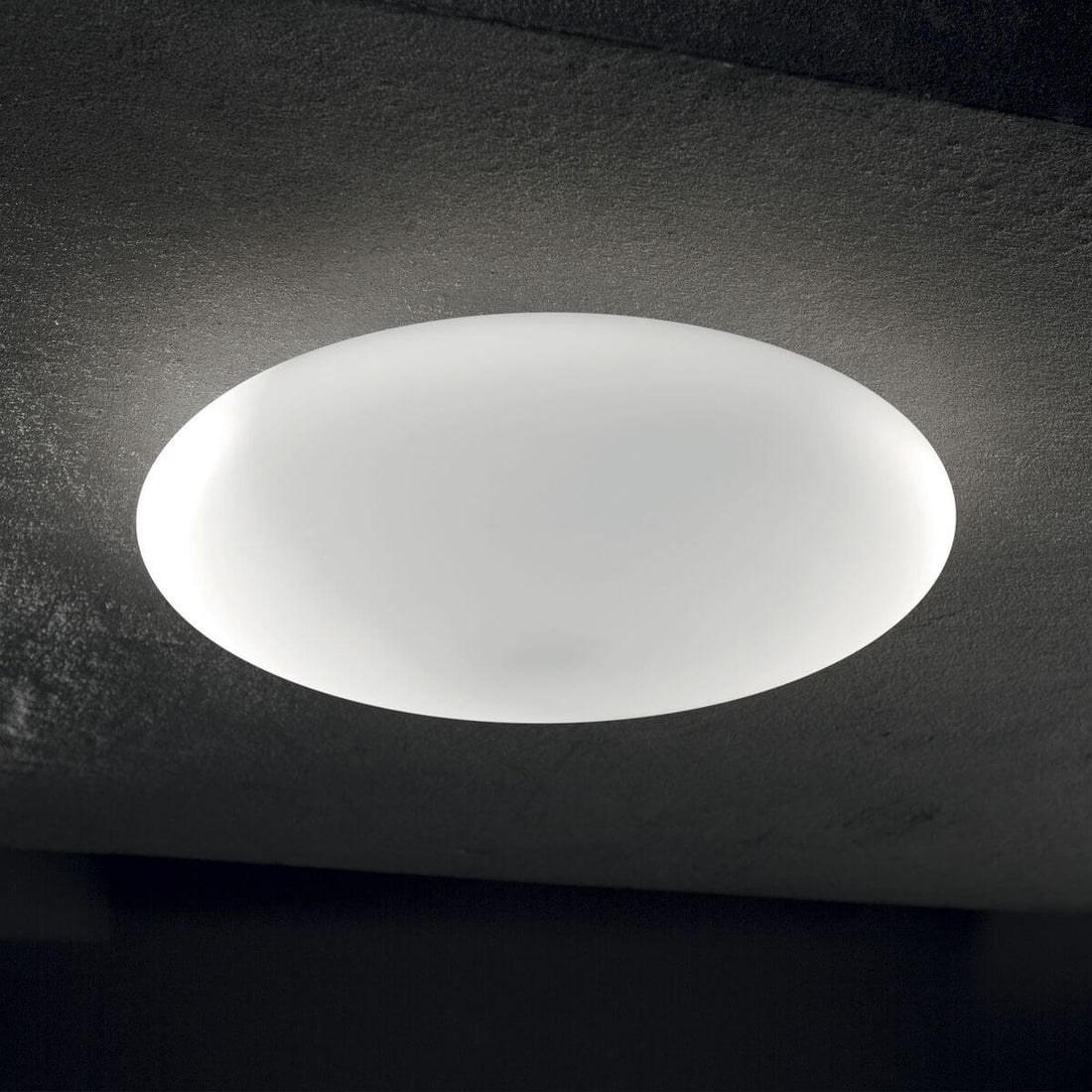 Plafonnier Smarties 2 lumières blanc, verre