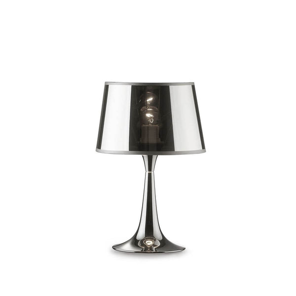 Lampe à poser London chromée, Ø 23,5 cm