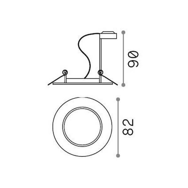 Spot encastrable Swing
