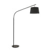 Lampadaire Daddy noir, tissu