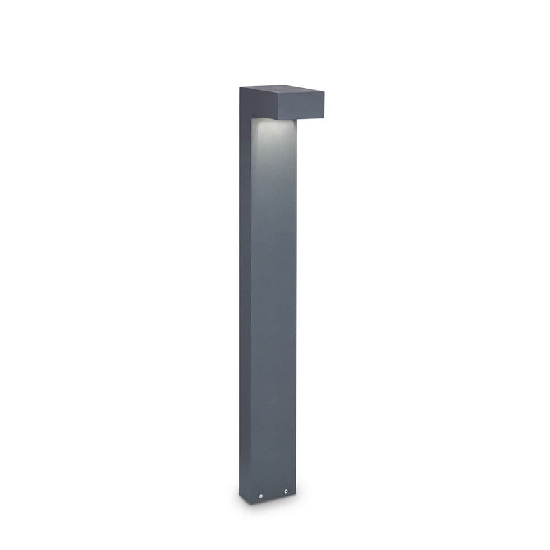 Lampadaire extérieur Sirio 2 lumières anthracite, L 16 cm