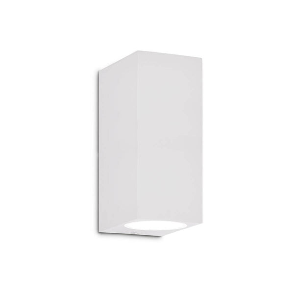 Applique extérieure UP 2 lumières blanche