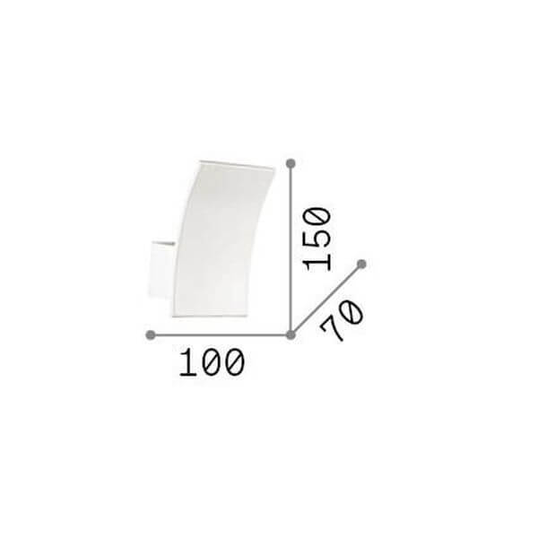 Applique murale FIX blanche