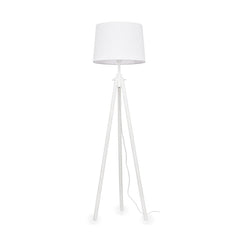 Lampadaire York blanc, bois