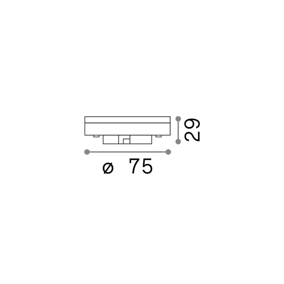 Ampoule GX53 blanche, 9 W | Ideal Lux