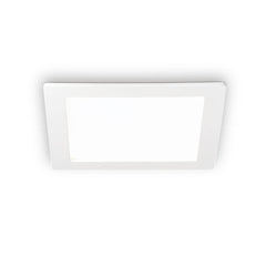 Spot encastrable Groove blanc, L 16,8 cm