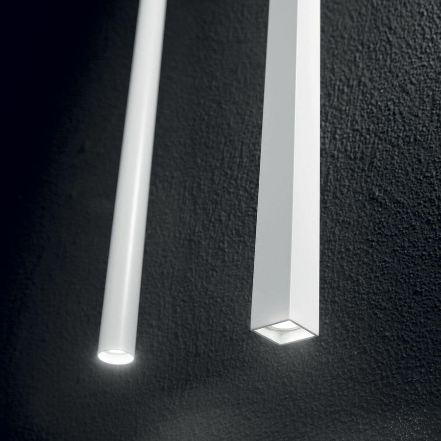 Suspension Ultrathin blanche, H 100 cm