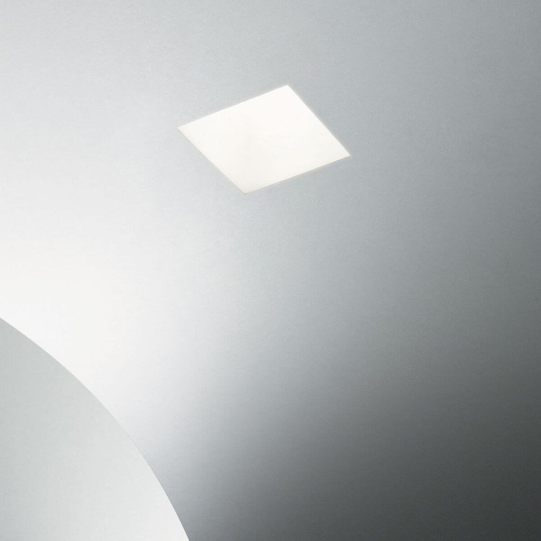 Spot encastrable Samba blanc, plâtre, L 12 cm