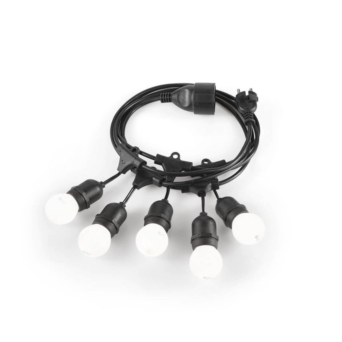 Guirlande lumineuse Fiesta 5 lumières noire