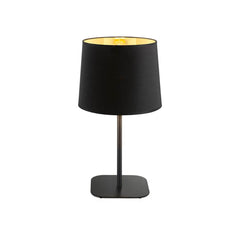 Lampe à poser Nordik noire, tissu