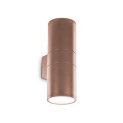 Applique extérieure GUN 2 lumières marron, L 31 cm