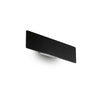 Applique murale ZIG ZAG noire, L 9 cm