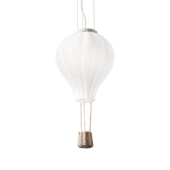 Suspension Dream BIG blanche, verre, H 65 cm