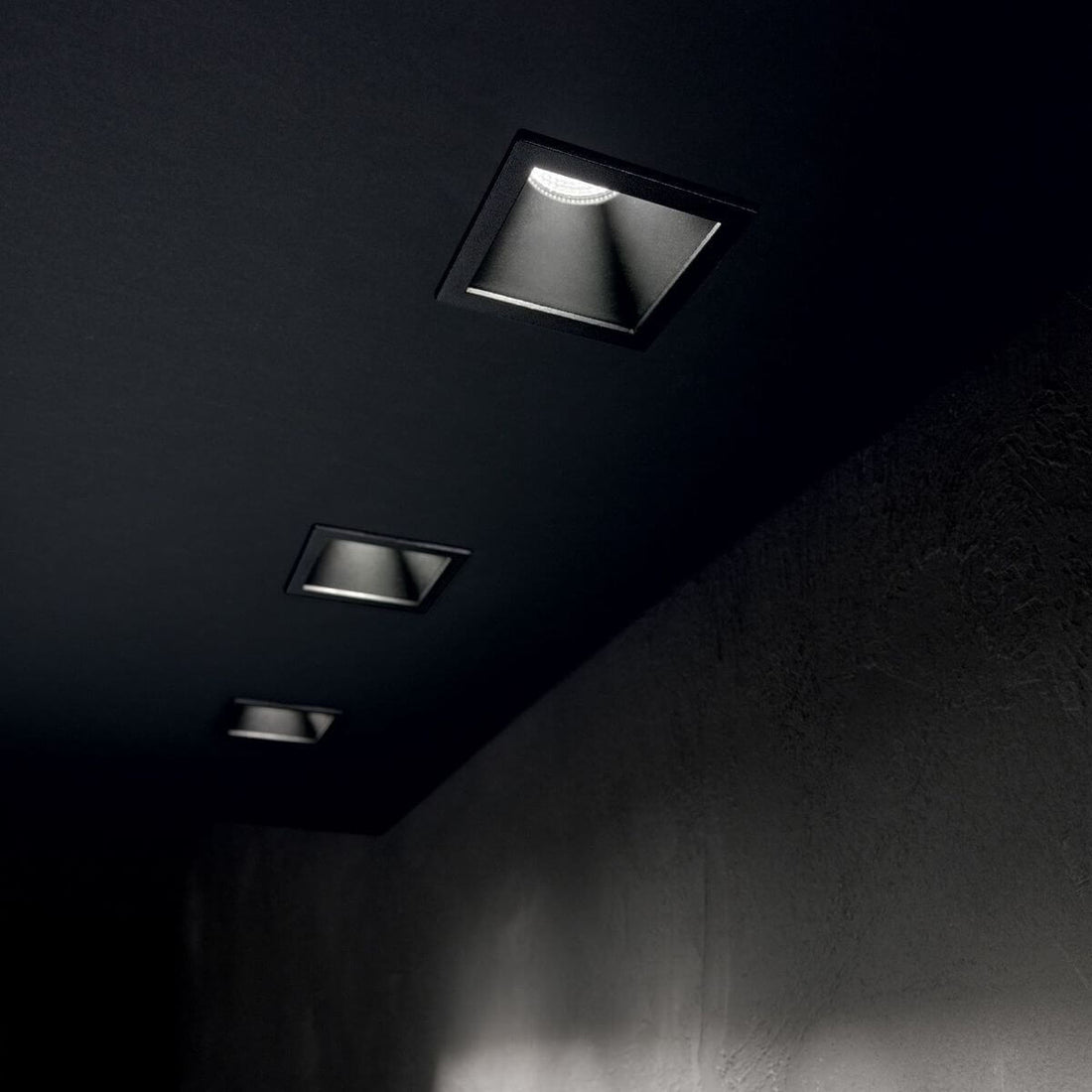 Spot encastrable Game noir, L 8,4 cm