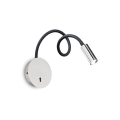 Applique murale Focus chromée, Ø 8,5 cm