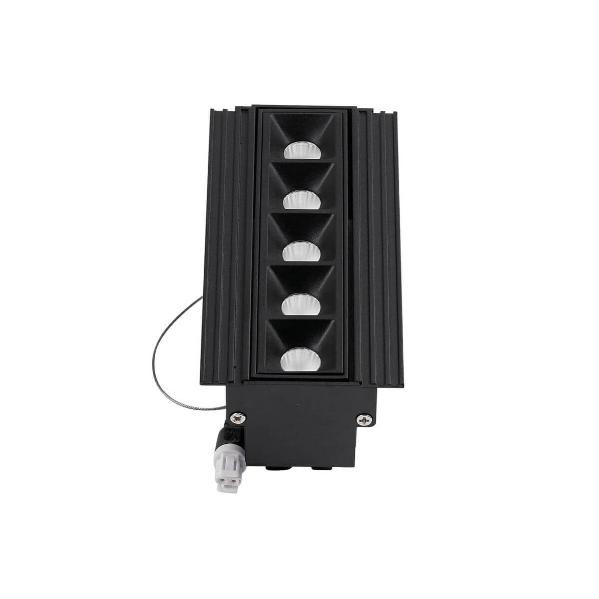 Spot encastrable Lika noir, L 7,1 cm (206226)