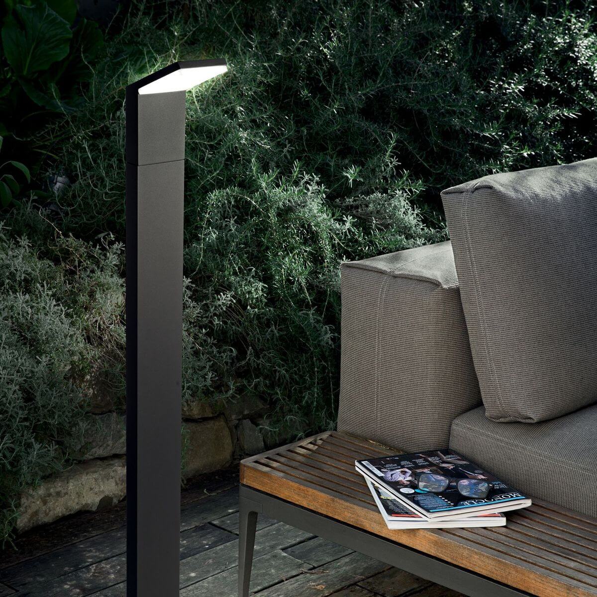 Lampadaire extérieur Style anthracite (209906)