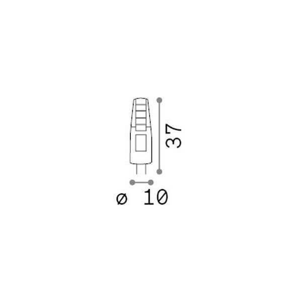 Ampoule G4 transparente, 2 W | Ideal Lux