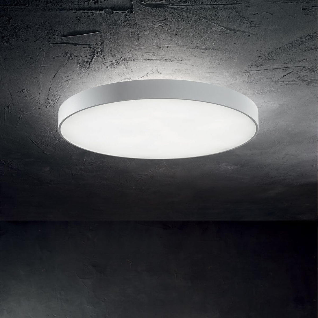 Plafonnier Halo blanc, Ø 35 cm