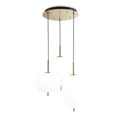 Suspension Umile blanche, verre