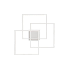 Plafonnier Frame blanc, L 55,8 cm