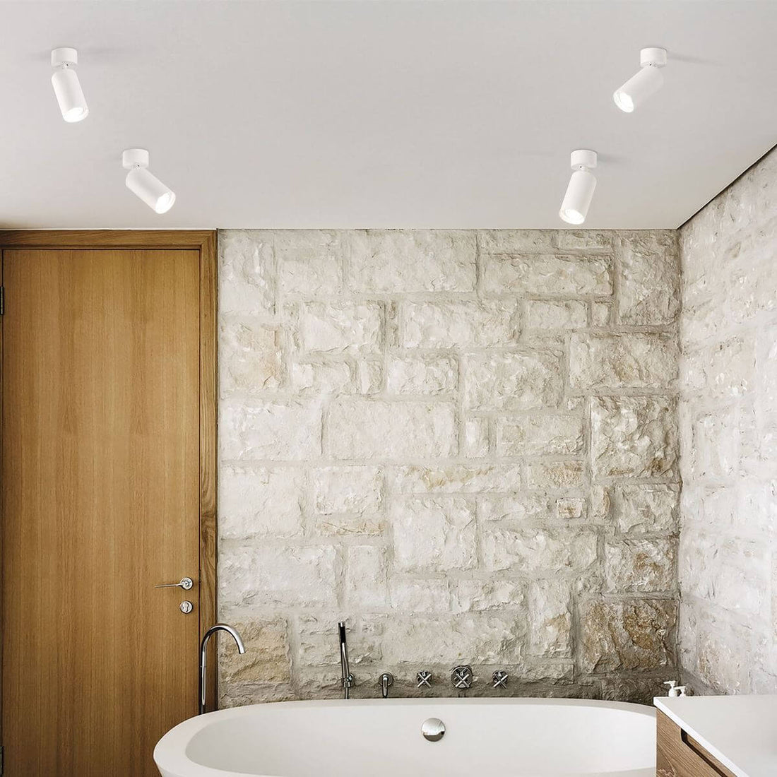 Luminaire plafonnier | Dynamite Blanc