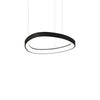 Suspension Gemini noire, L 42,5 cm