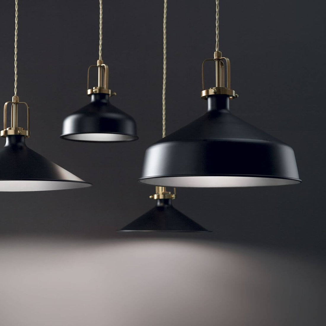 Suspension luminaire | Eris Noire Ø 29 cm