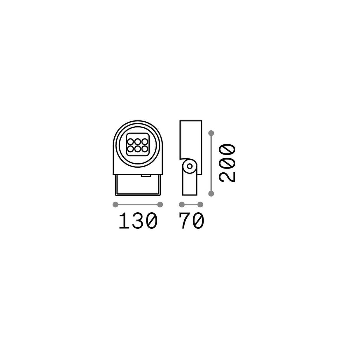 Luminaire extérieur Ulex anthracite, H 15 cm