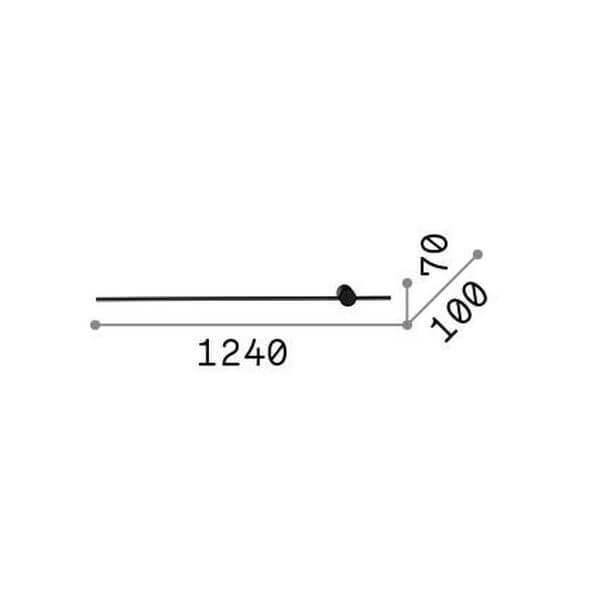 Applique murale | Essence L 124 cm