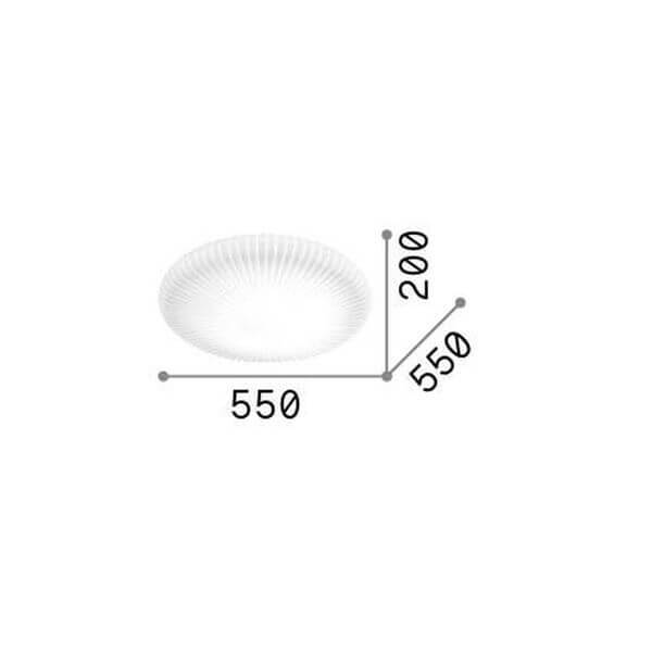Plafonnier LED | Atrium Ø 55 cm