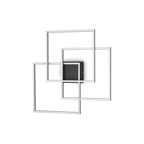Plafonnier Frame noir, L 59,5 cm