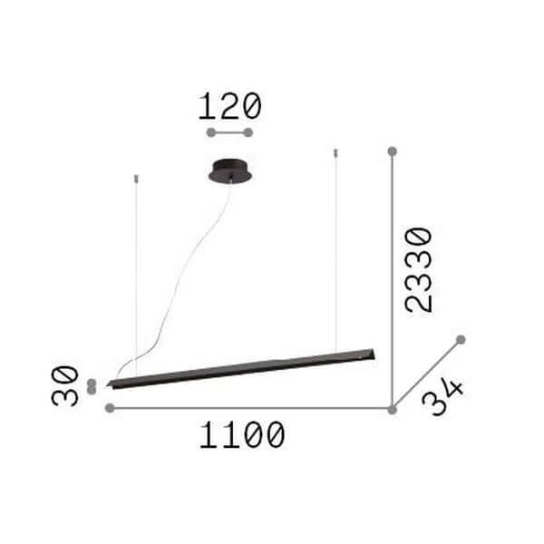 Suspension V-line blanche