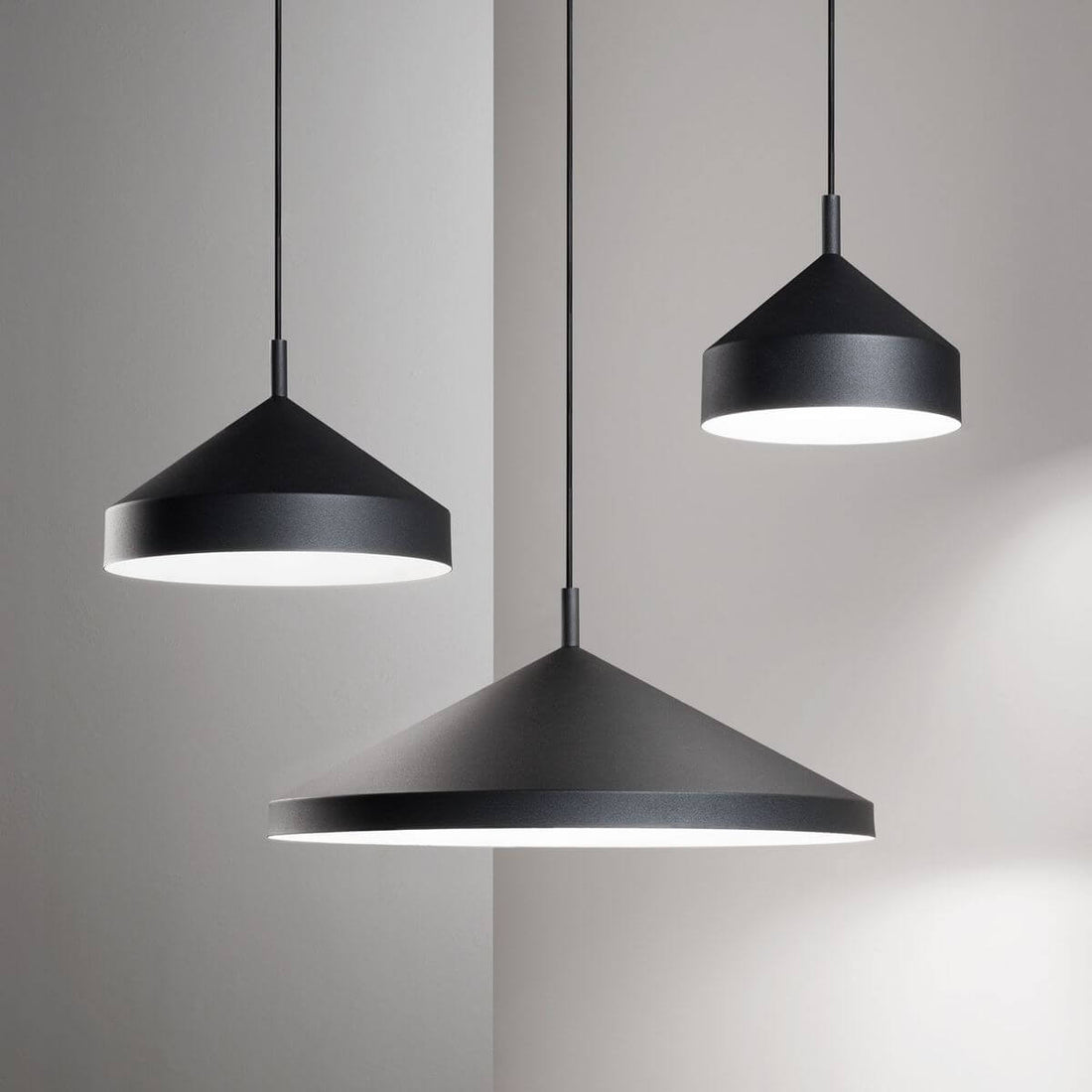Suspension Yurta noire, Ø 50 cm