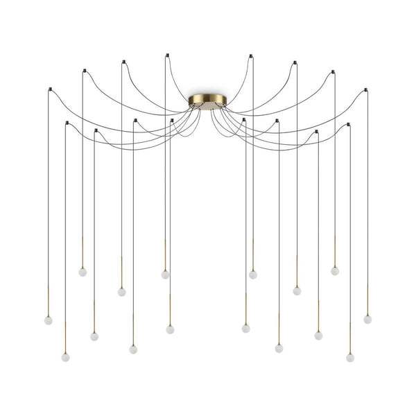 Suspension luminaire | Lucciola Laiton