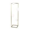 Lampadaire Angolo 5 lumières laiton, verre