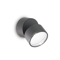 Applique extérieure Omega Round anthracite, verre (285450)