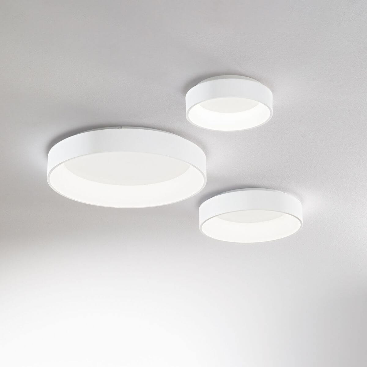 Plafonnier Ziggy blanc, Ø 59,5 cm