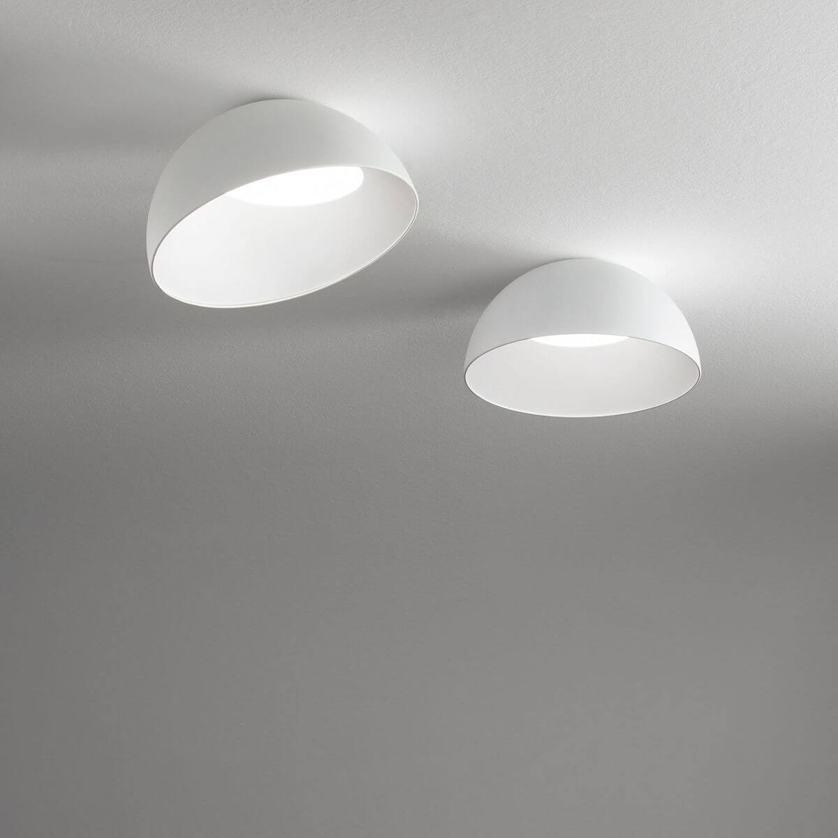 Plafonnier Corolla blanc, verre (297149)