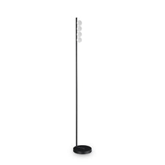 Lampadaire Ping Pong noir, verre