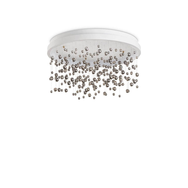 Plafonnier Armony blanc, verre, Ø 60 cm